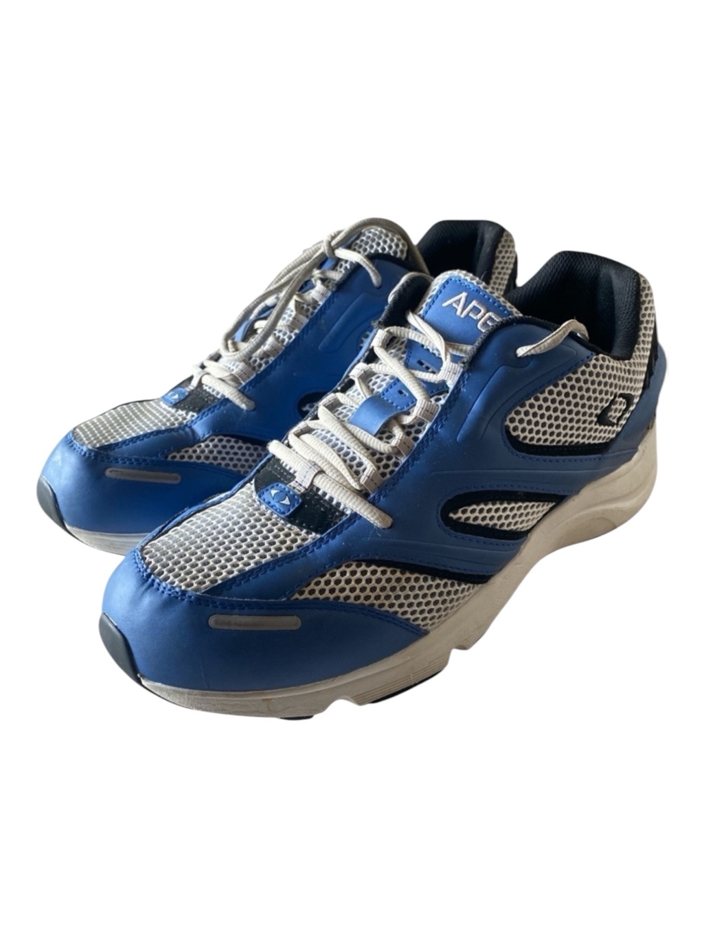 Apex Men’s Stealth Runner Walking Athletic Sneakers Shoes Size 13 Wide Euc